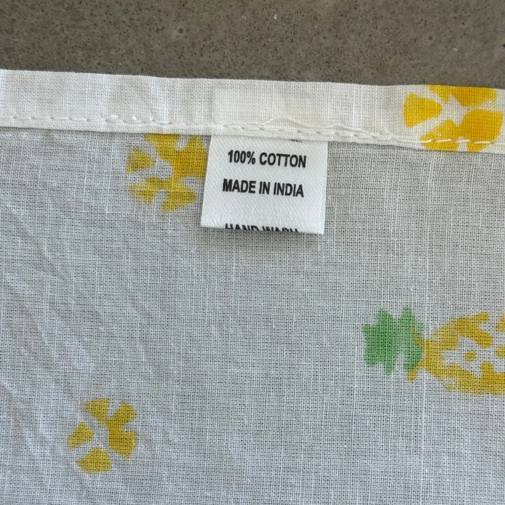 Vintage napkins printed pineapples , set of 8,nwot