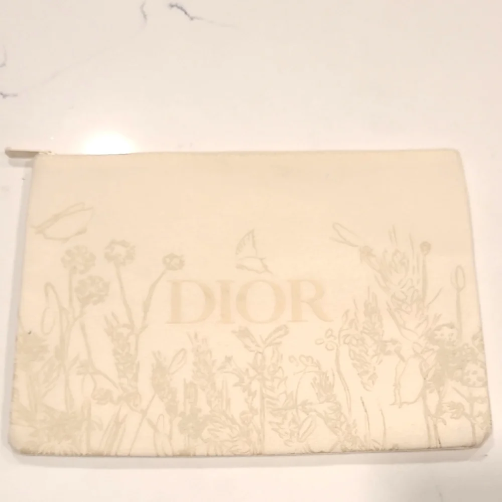 Dior Ivory Botanical Pouch Novelty Gift‎ With Purchase Item