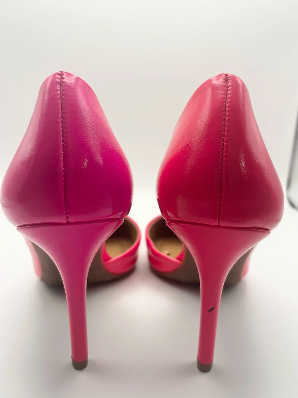 Jessica Simpson Hot Pink Pointed-Toe Stiletto Heels Barbie core Pumps Size 8.5