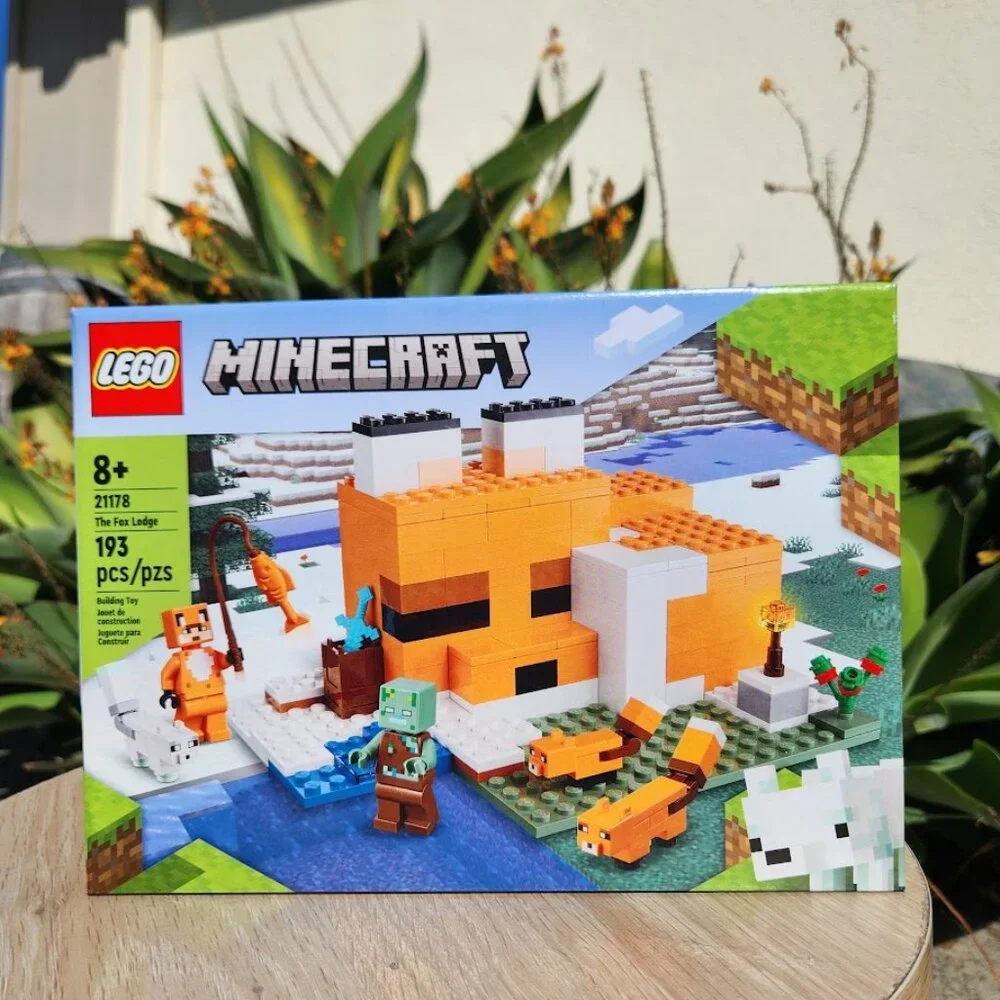 NEW LEGO MINECRAFT Fox Lodge House 21178 Drowned Zombie EASTER BASKET GIFT You w