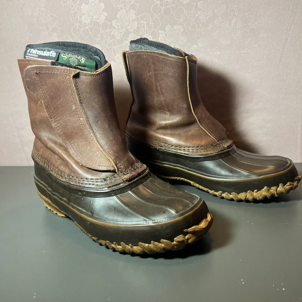 Schnee's Montana‎ II TT Wool Insulated Rubber Soled Duck PAC Boots Men's Size 5
