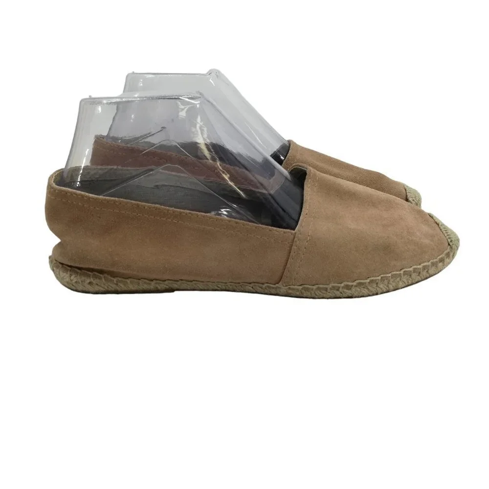 Maypol Suede Flat Espadrilles Shoes Slip On Size 39 US 8.5 Made in Spain Anthro