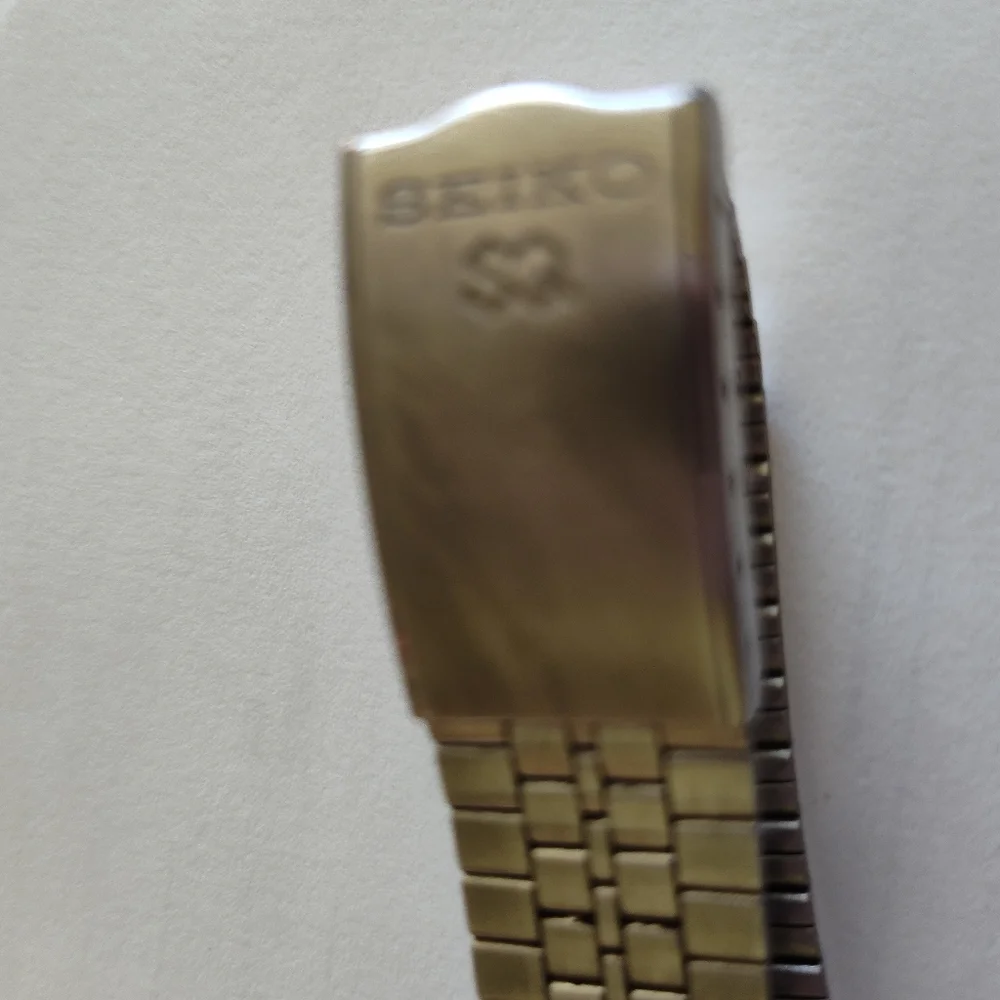 Seiko Silver Digital Watch