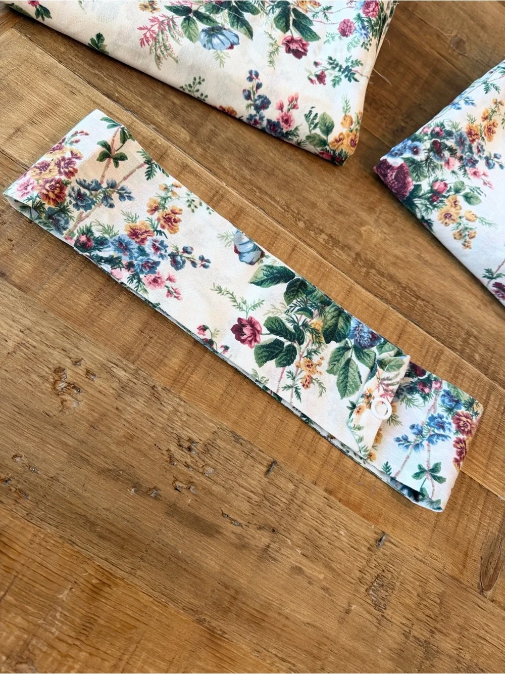 Vintage Rose Garden Floral Curtain Panels | Valances | Ties. Grandmillennial