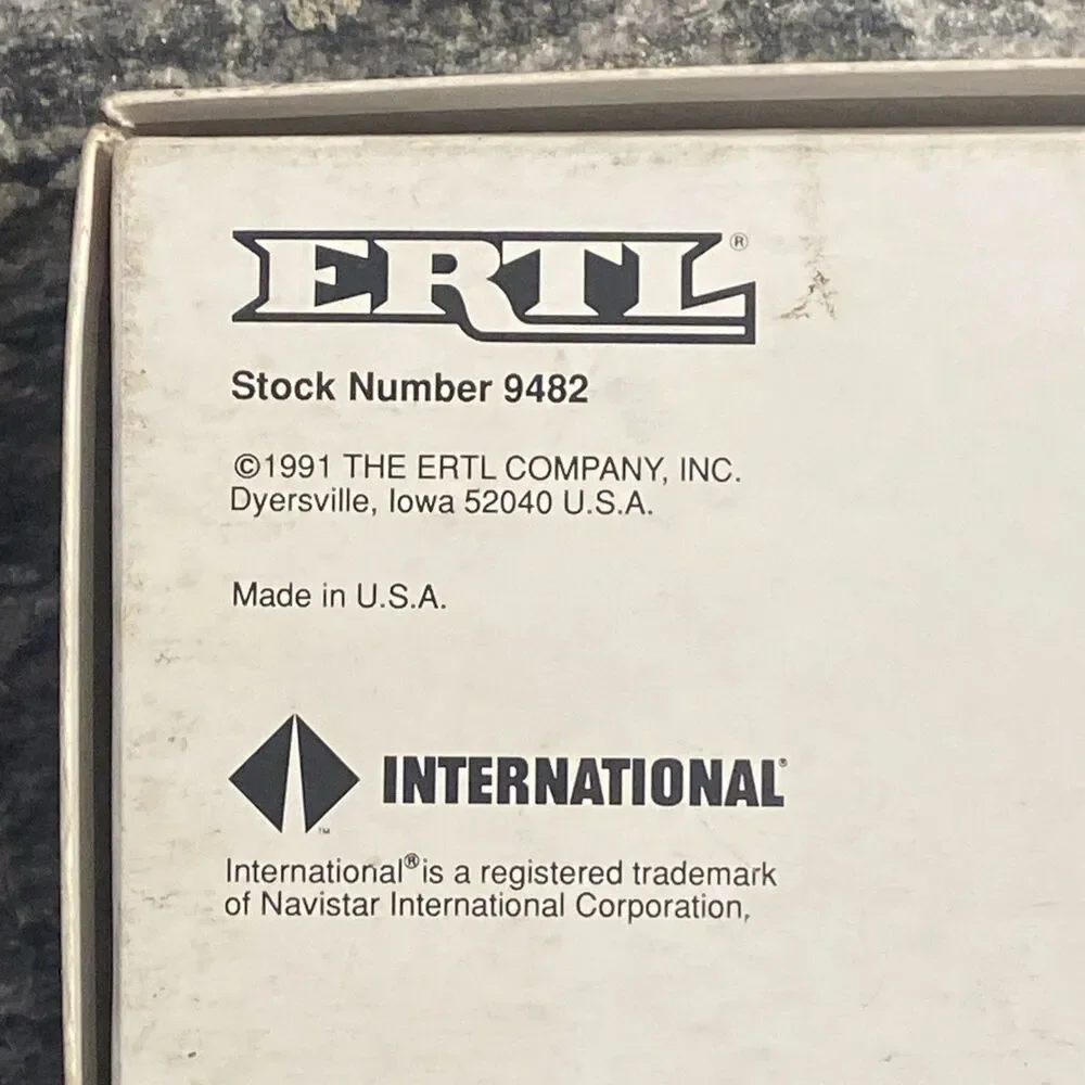 ERTL collectible truck from