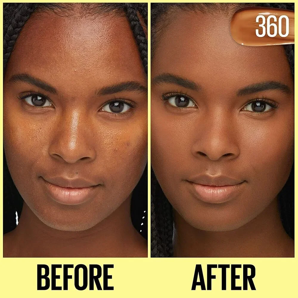 Maybelline Fit Me Tinted Moisturizer Natural Coverage with Aloe, #360, 1 Fl oz.