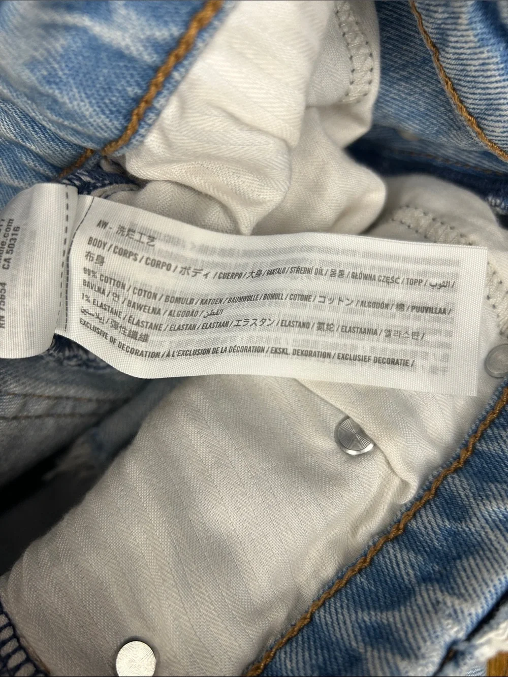 Abercrombie & Fitch light wash