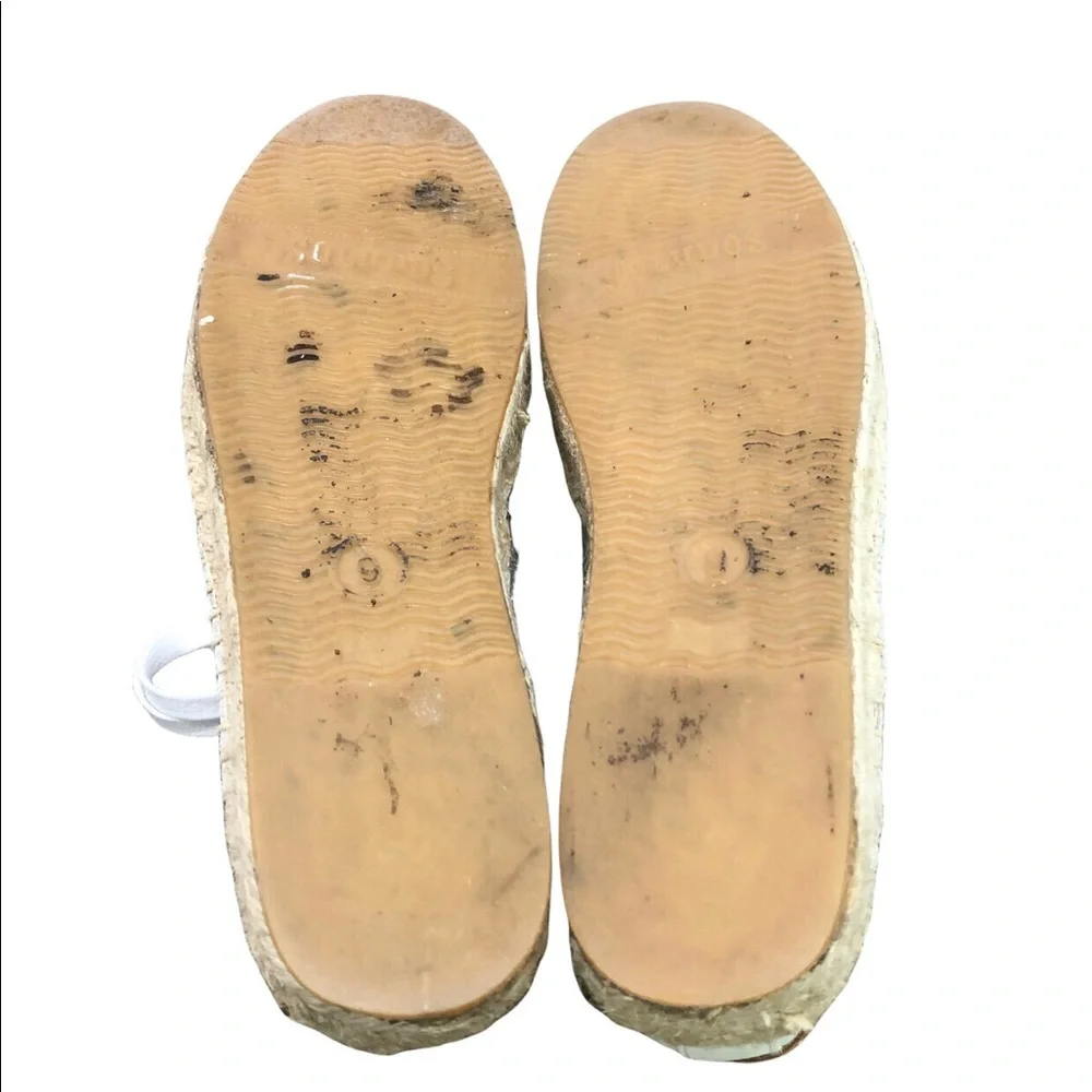 Soludos white leather
