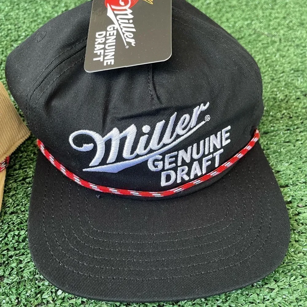 Coors | Miller‎ -  Banquet Corduroy Snapback Hat| Bucket Hat Vintage 90’s Style