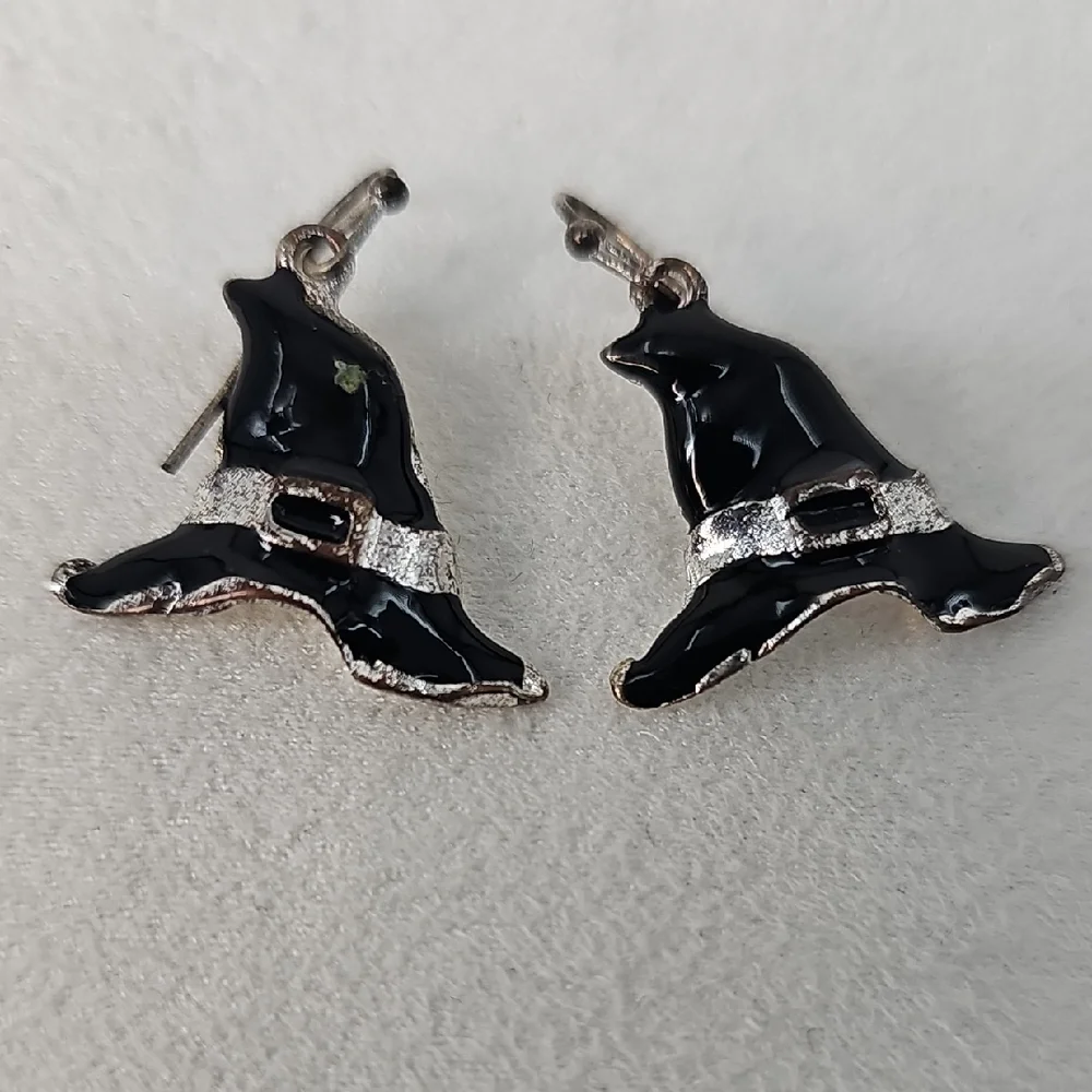 Witchy Hat Earrings‎ Costume Party Novelty Halloween Fun