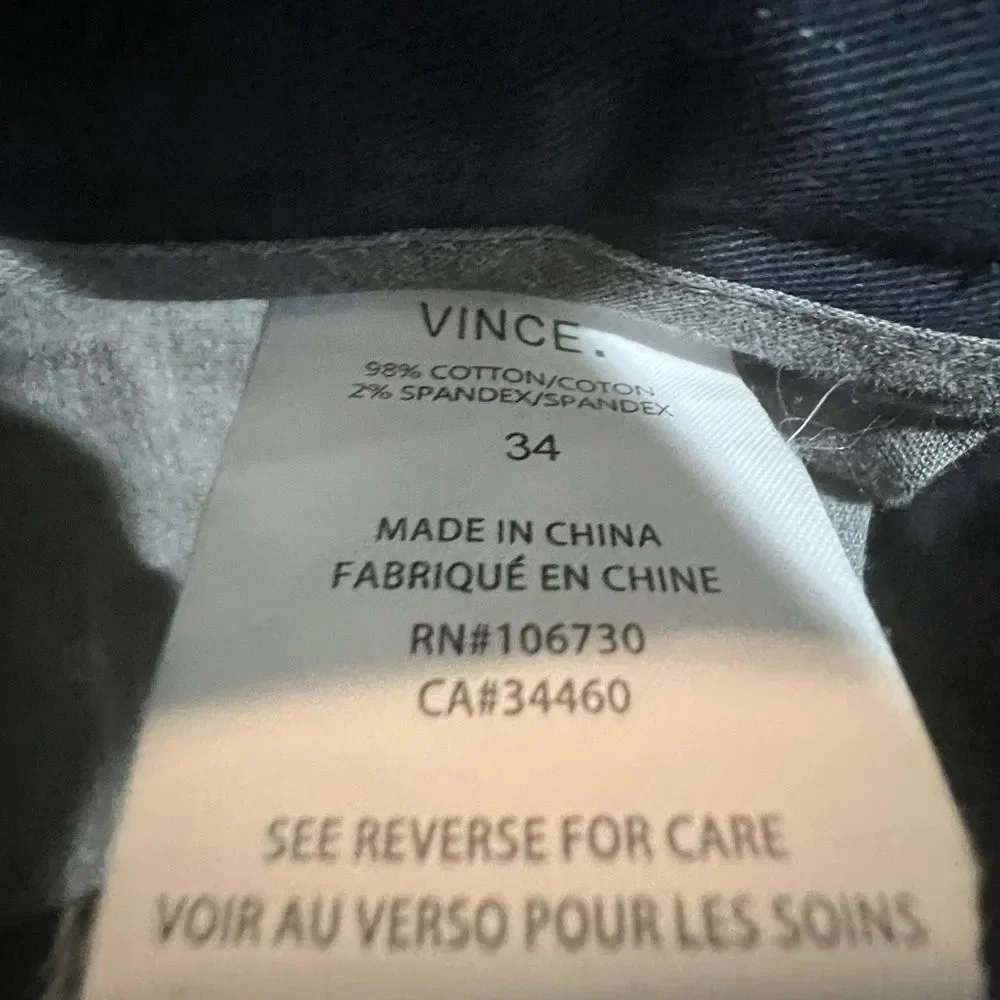 Vince mens trousers