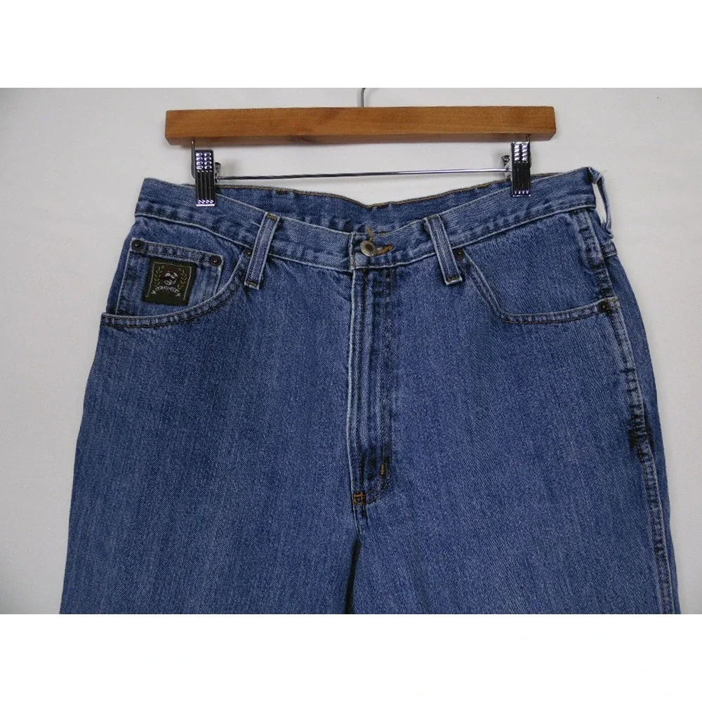 Cinch Mens Jeans 34x30 Blue Denim Straight Leg‎ Cotton Casual Work Pants