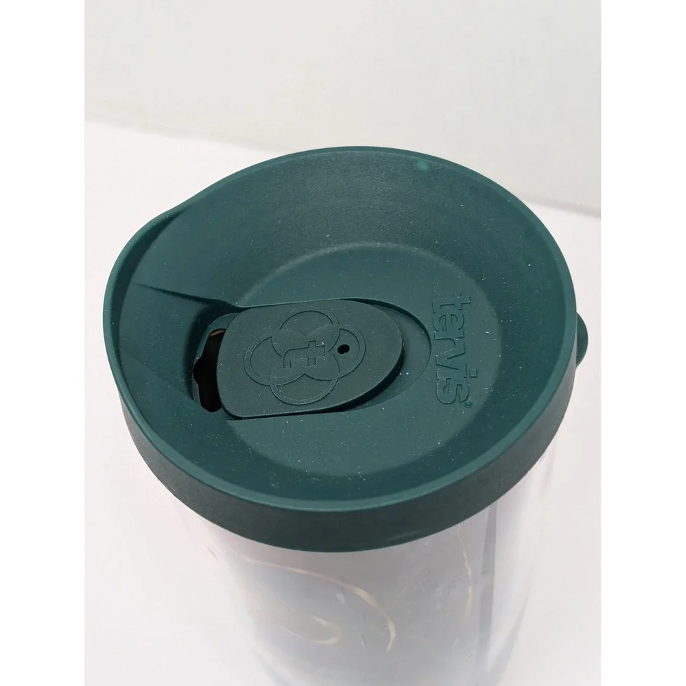 Tervis 16oz Insulated Tumbler Dark Green Gold‎ Marble Malachite Travel Cup w Lid