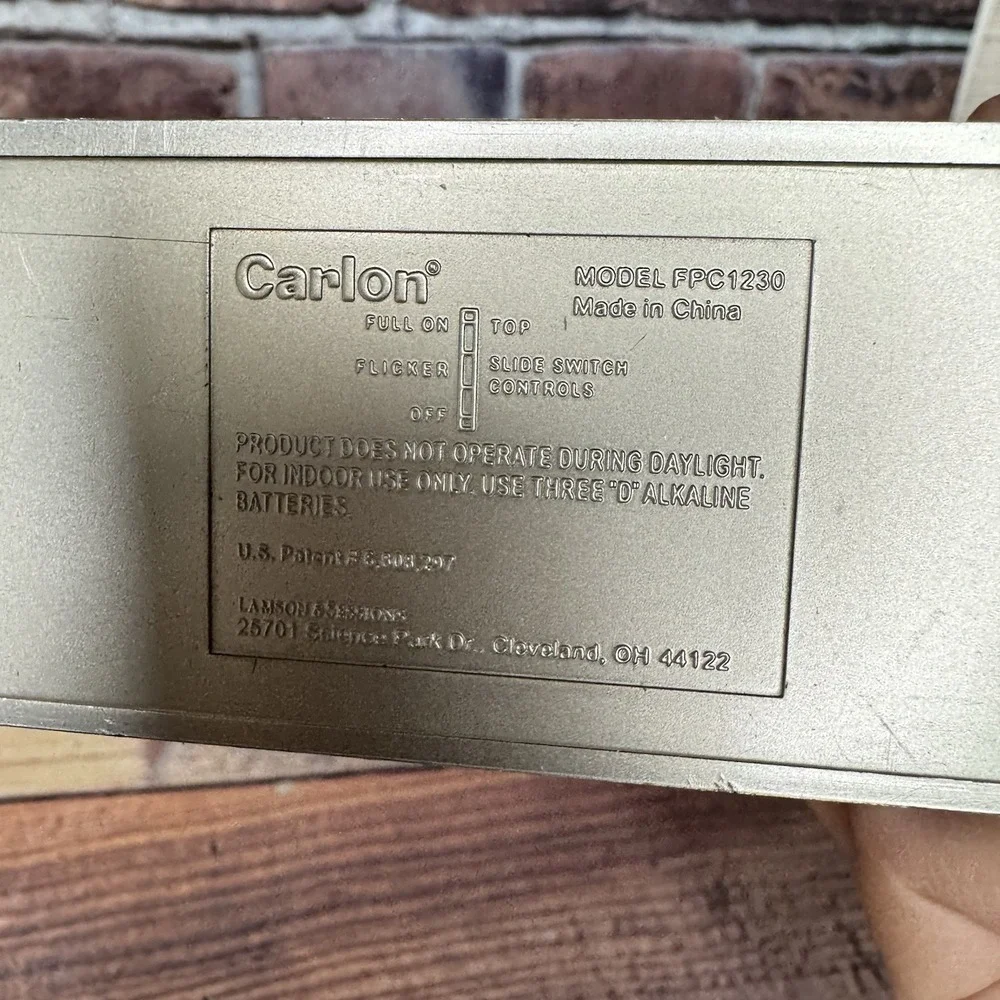 Carlon light candle