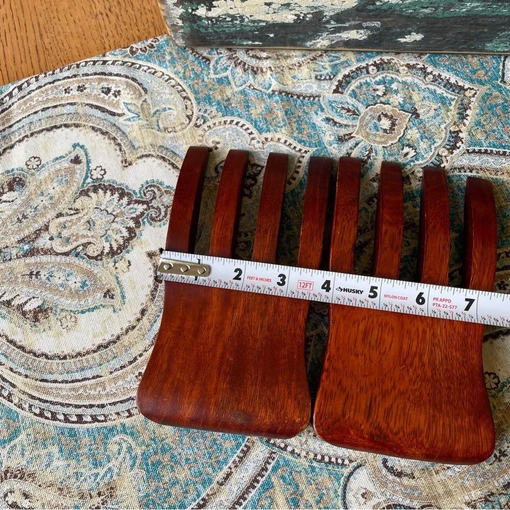 Vintage wooden salad