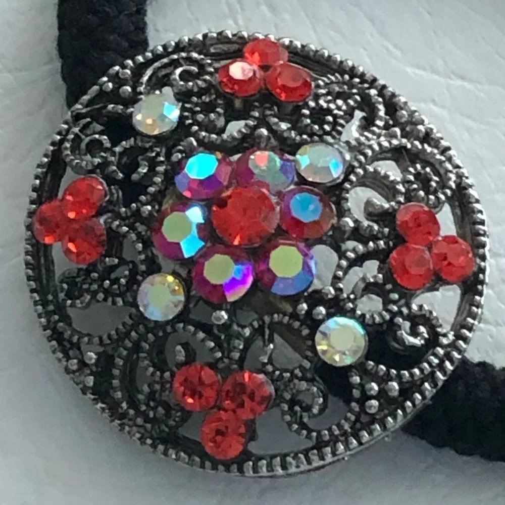 No Brand rhinestone metal