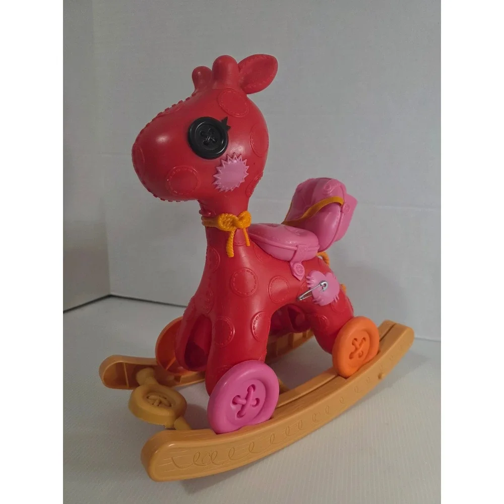 Lalaloopsy Silly Pet Giraffe Rocker Toy Red Fair 513957 Incomplete As Is