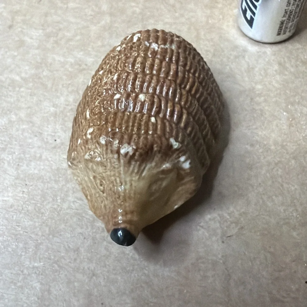 Wade Whimsies Hedgehog Figurine England Miniature Porcelain Vintage