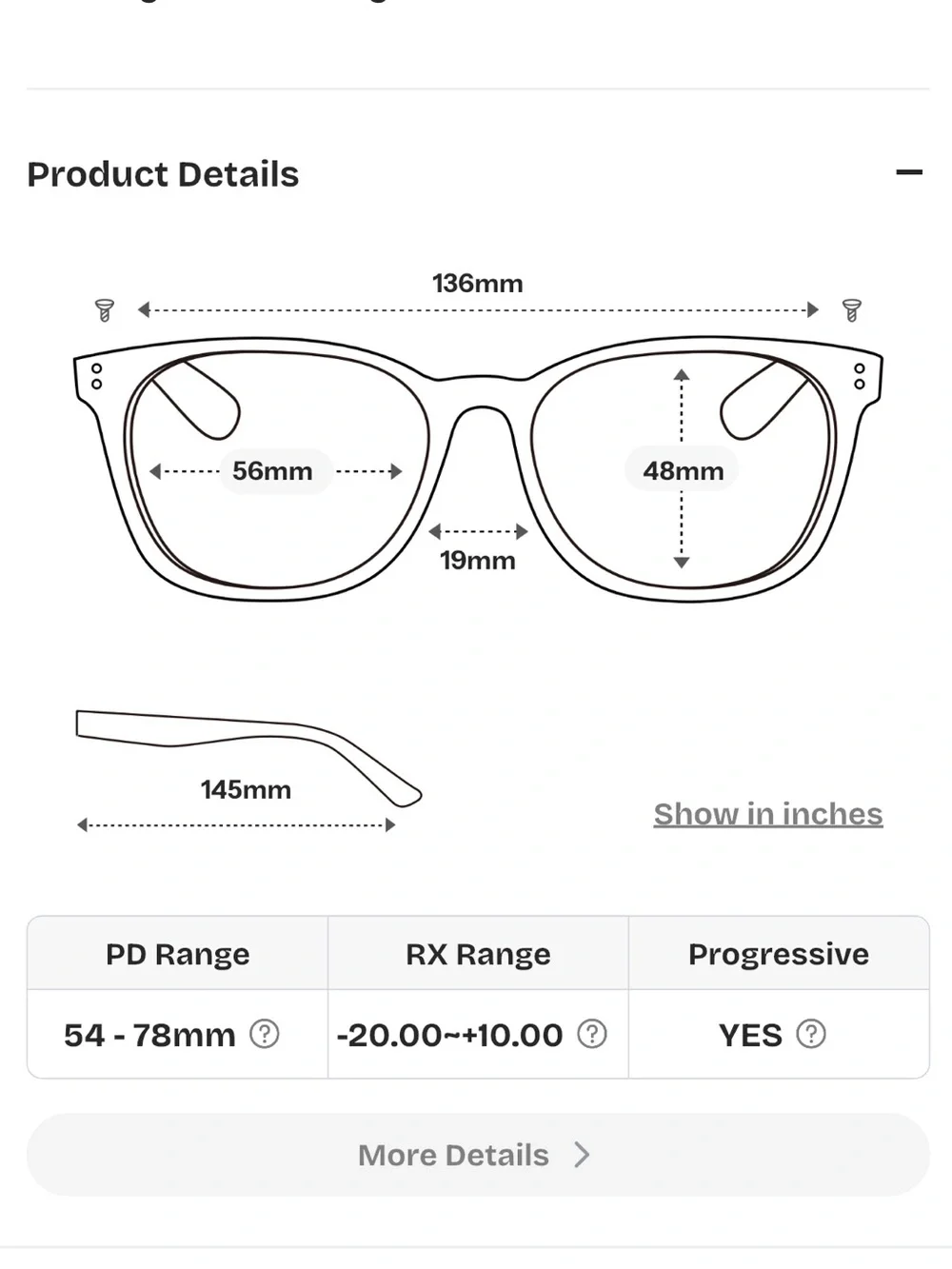 Zeelool against measurements