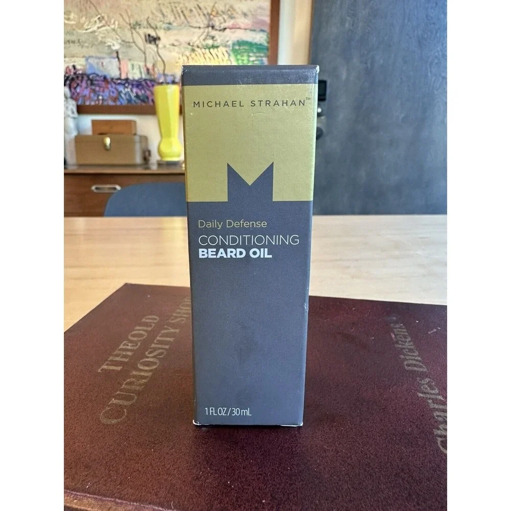 Michael Strahan Daily Defense Conditioning Beard Oil 1 Fl. Oz Nourishing NEW