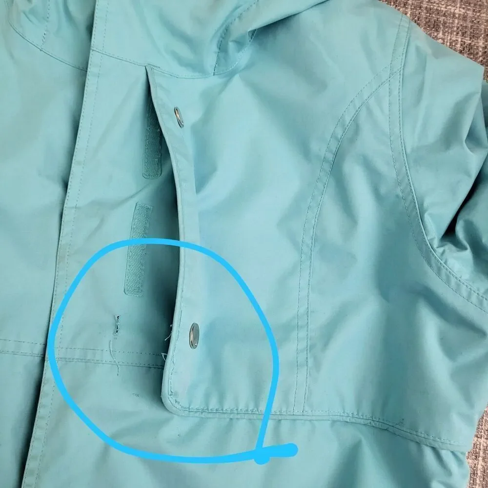 BURTON Mutiny DryRide Insulated Snowboard Jacket Aqua Blue Teen Girl's L