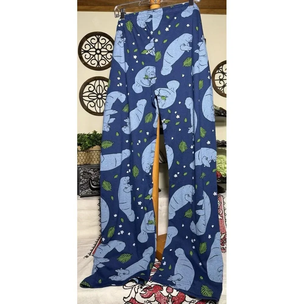 Ripple Junction‎ Men's Manatee XXL Pajama Bottoms Jersey Material W/Pockets