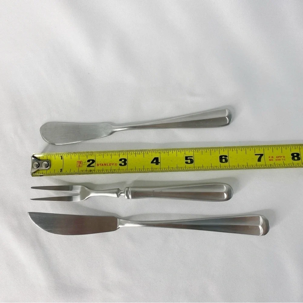 Supreme Cutlery Stainless Japan 6 Piece Assorted Cheese Knife Set