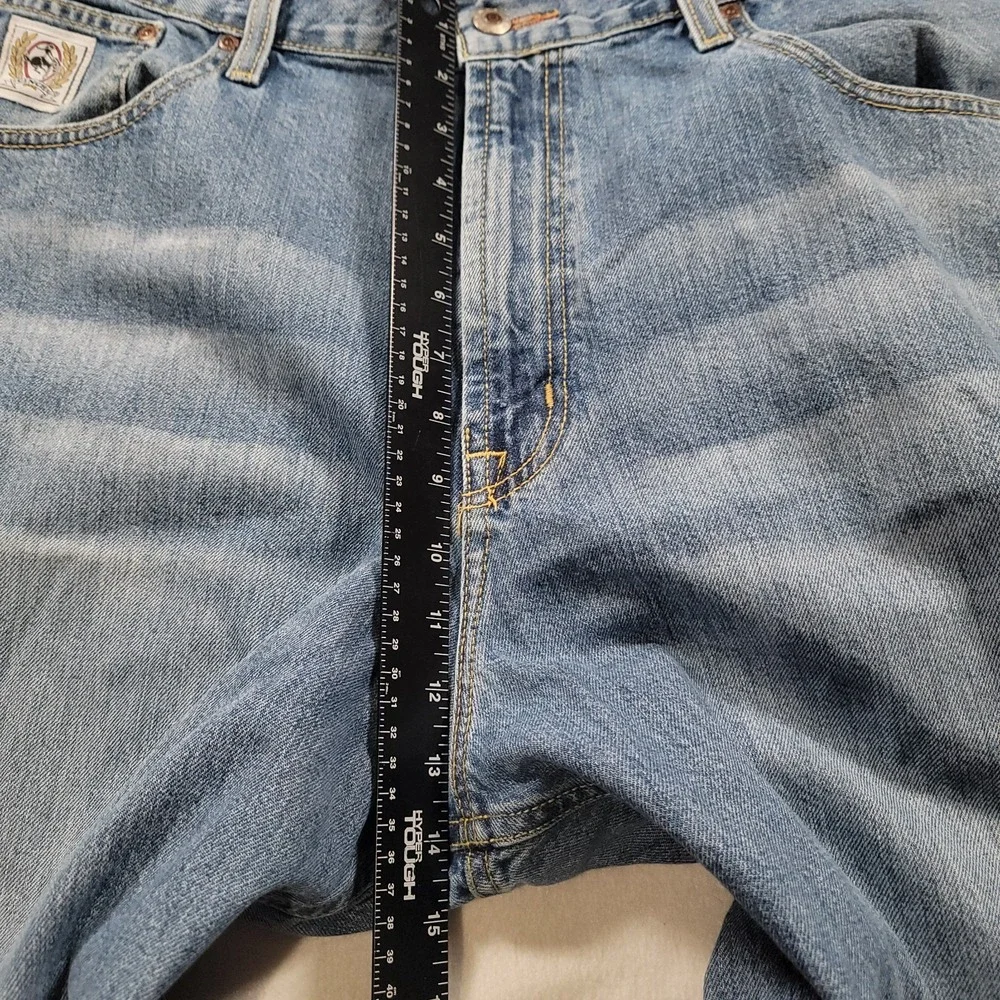 Cinch Men White Label Jeans 42x32 Relaxed Straight Medium Stone Denim