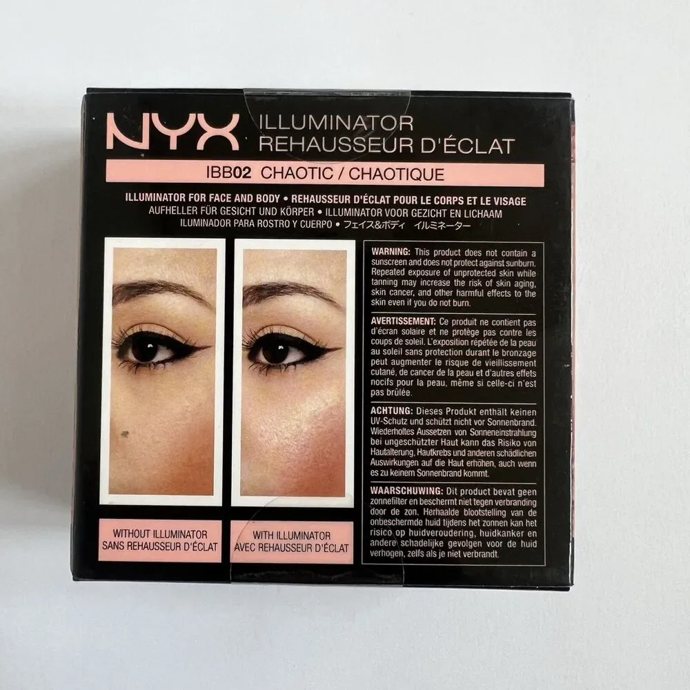 New NYX Illuminator For Face & Body Bronzer IBB02 Chaotic 0.33 oz Discontinued