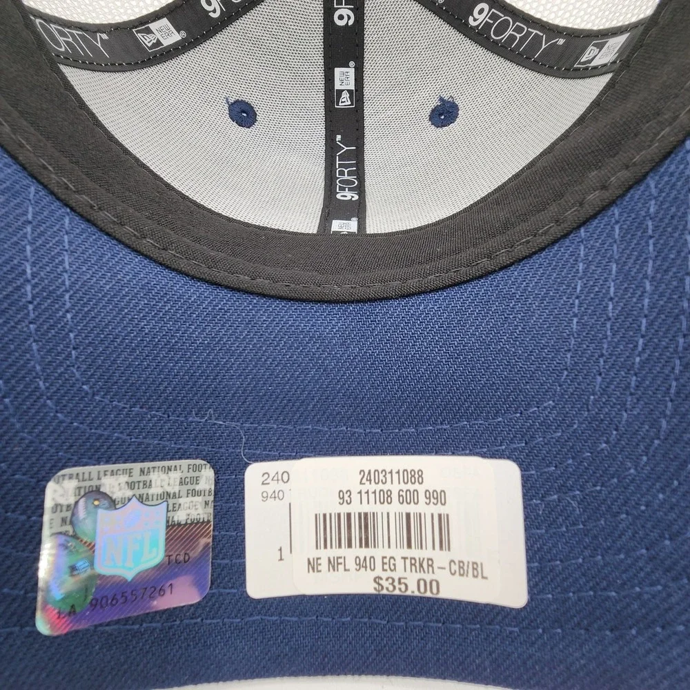 Dallas Cowboys Retro‎ Joe Hat New Era 9FORTY Blue Trucker Mesh Snapback Cap NEW