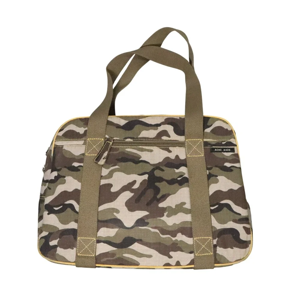 Acme Made Trixie Camo Laptop Bag‎ Large Camo Ripstop Nylon Travel Work Utility