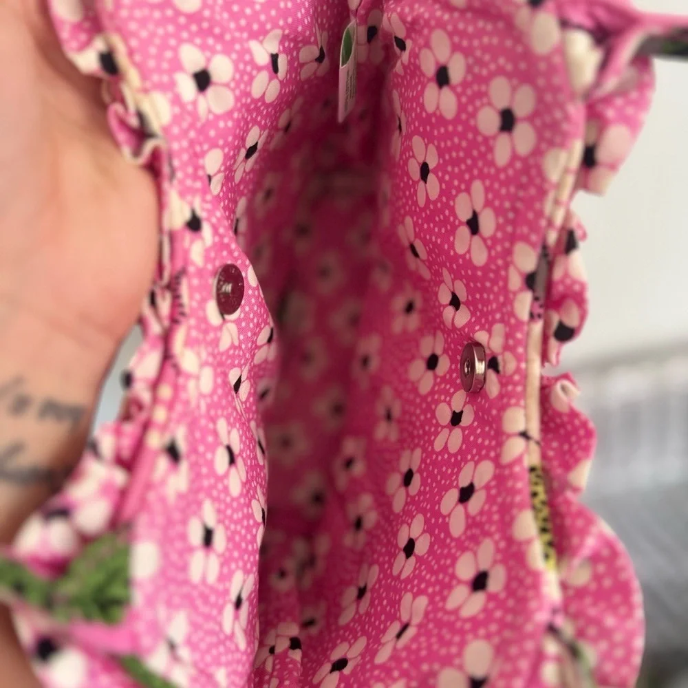 Vera Bradley lily Priscilla Floral Pink Women's mini Bag