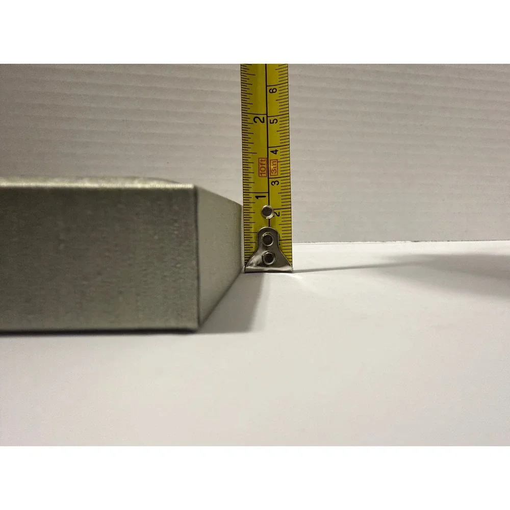 Square Pendant Necklace Jewelry Display‎ Box Holder Case Tray Gray