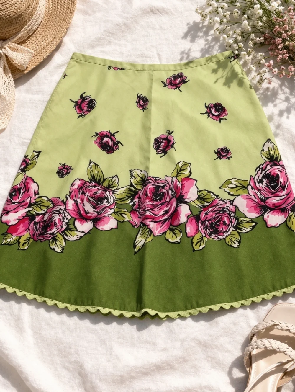 scalloped photos zipper