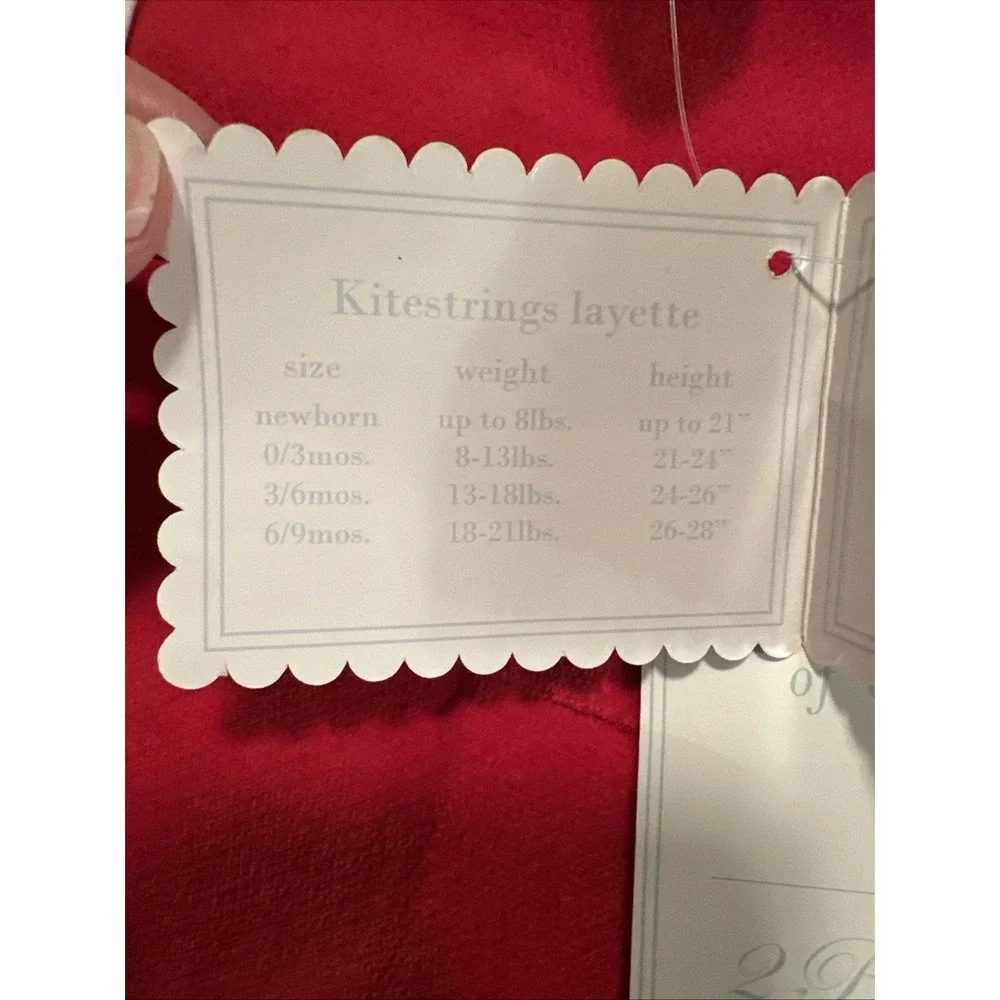 Kitestrings By Hartstrings Baby Boys 2-Pc Jon Jon Xmas Romper Red Velvet 0-3 Mos