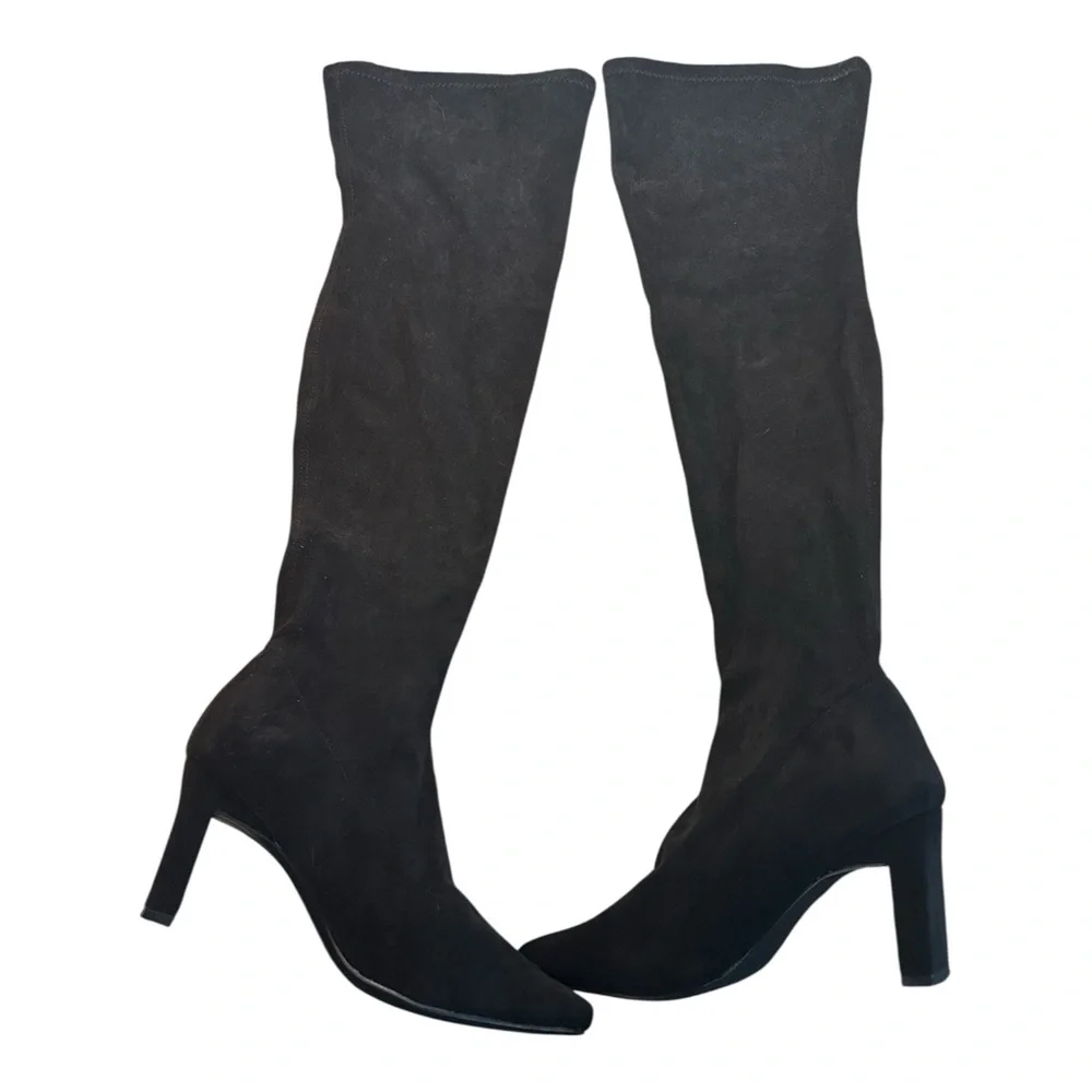 French‎ Connection Charli Suede Over-The-Knee Boot Heels Size 7.5
