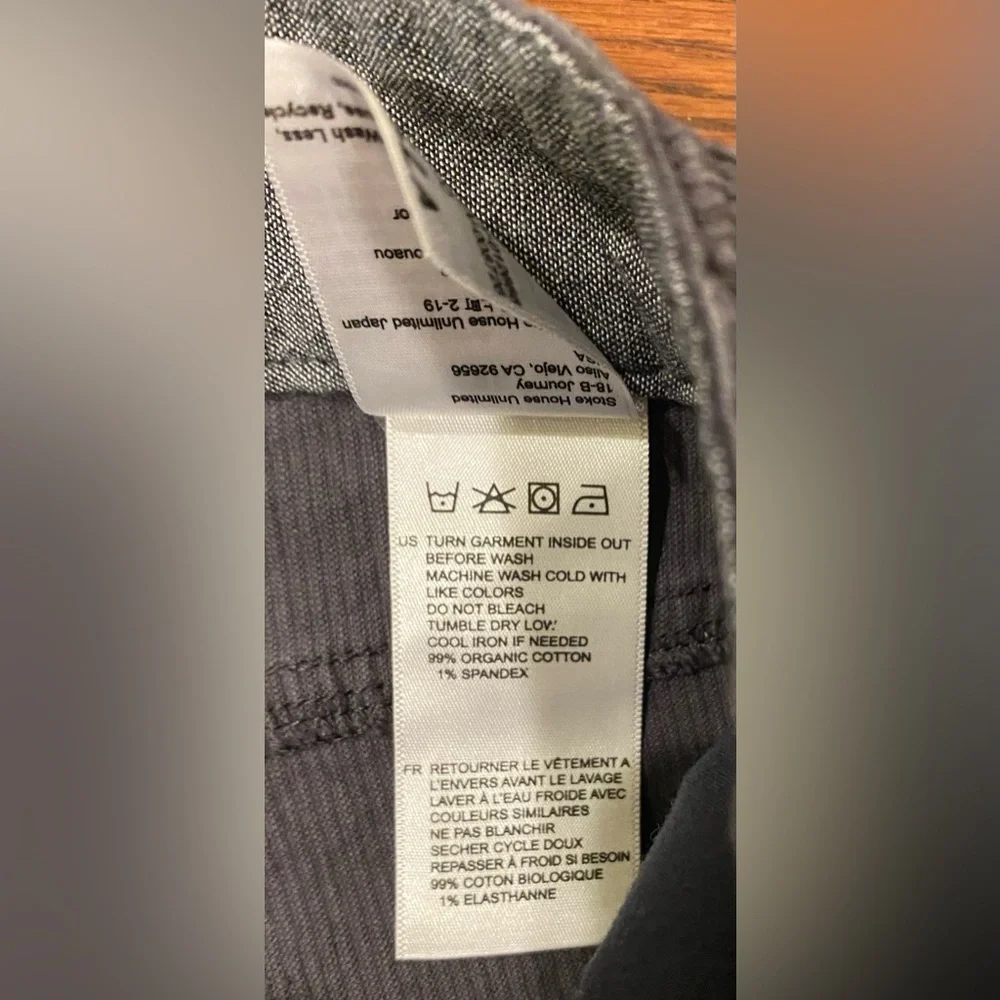 Vissla Corduroy Pant Sz 29 Graphite Border C Cord 5 Pocket Corduroy Inseam 30”