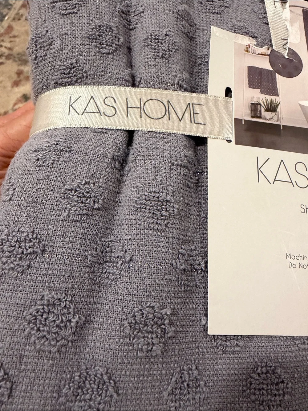 kas home gray cotton