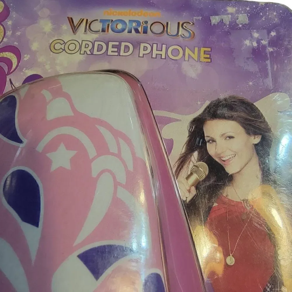 Vintage Victorious Corded Phone Nickelodeon Y2K NIB