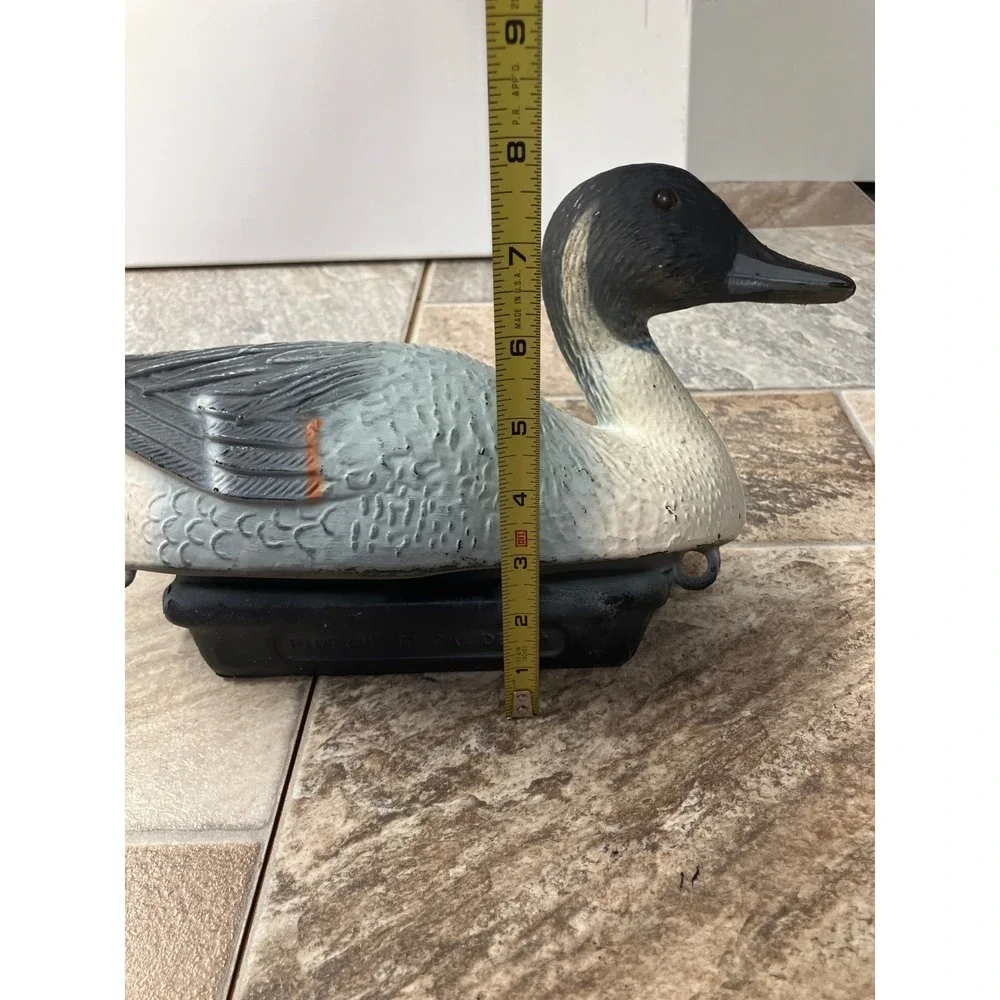 Northern Pintail Drake Duck Decoy Weighted Keel Floating Hunting Decor 17 Inch