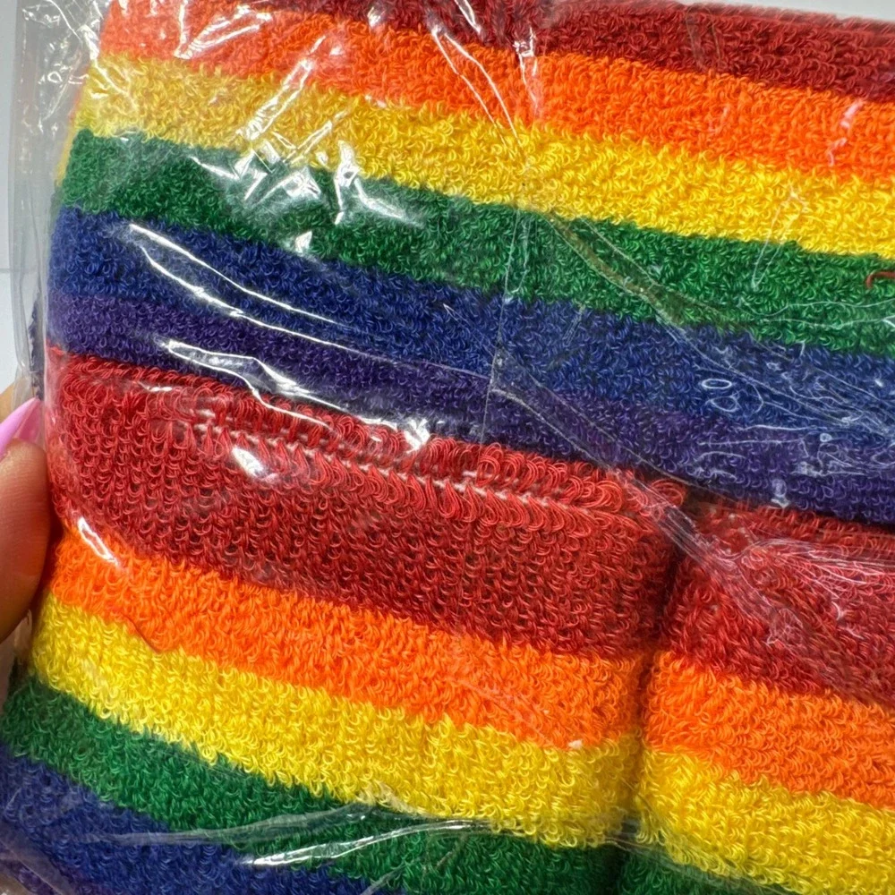 N/A rainbow striped
