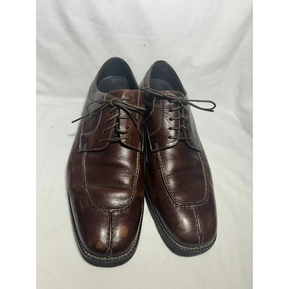 Cole Haan‎ Shoes Mens 10 M Brown Apron Split Moc Toe Brogue GUC S11