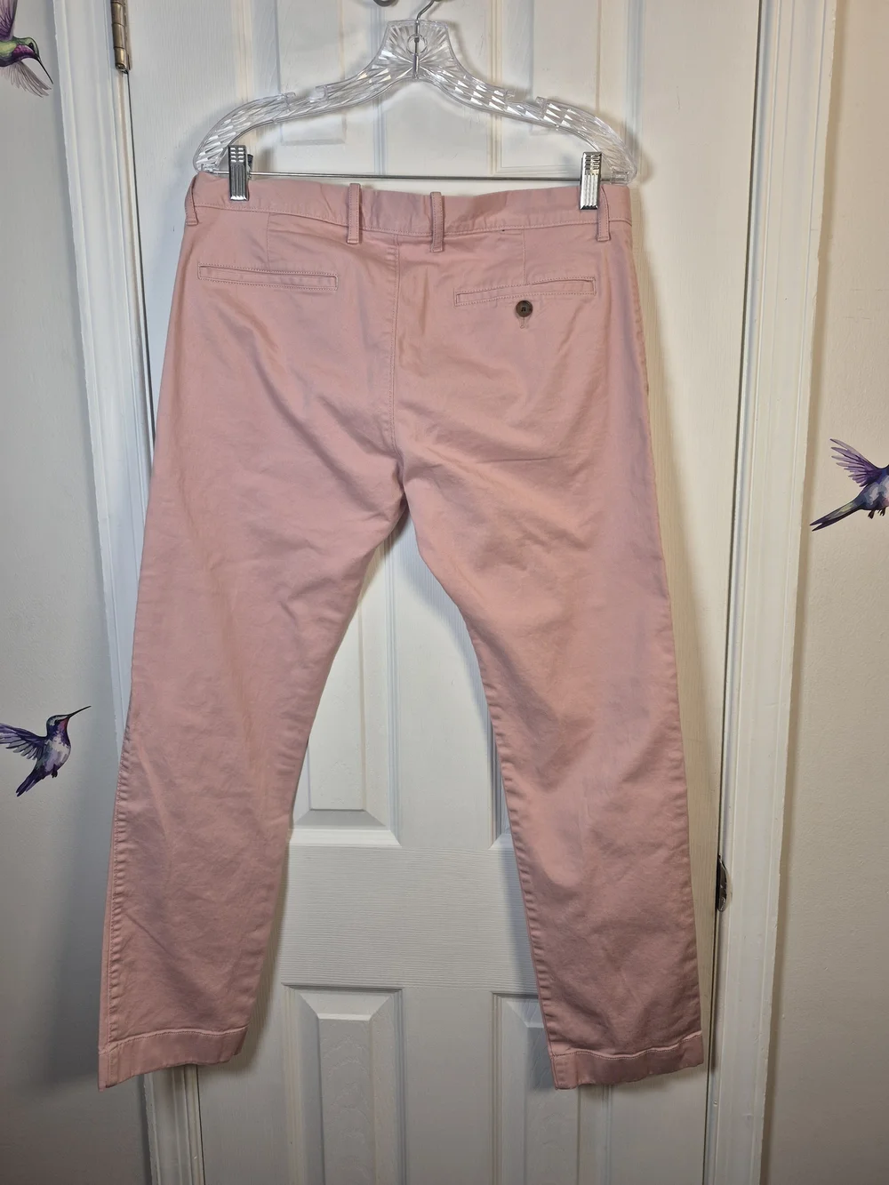 J.Crew Flex Slim Fit Chino Pants Pink 33x30
