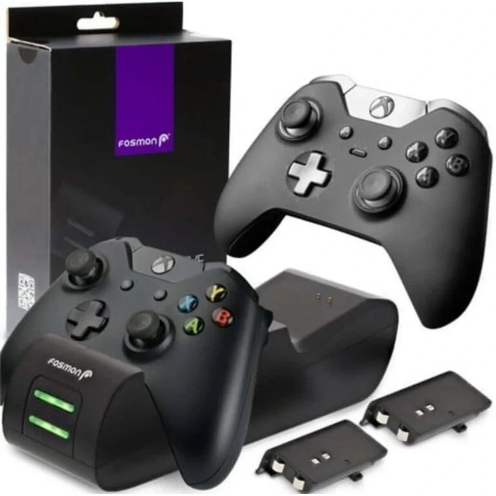 Fosmon C10659 Dual‎ PRO Controller Charger for Xbox One/One X/One S