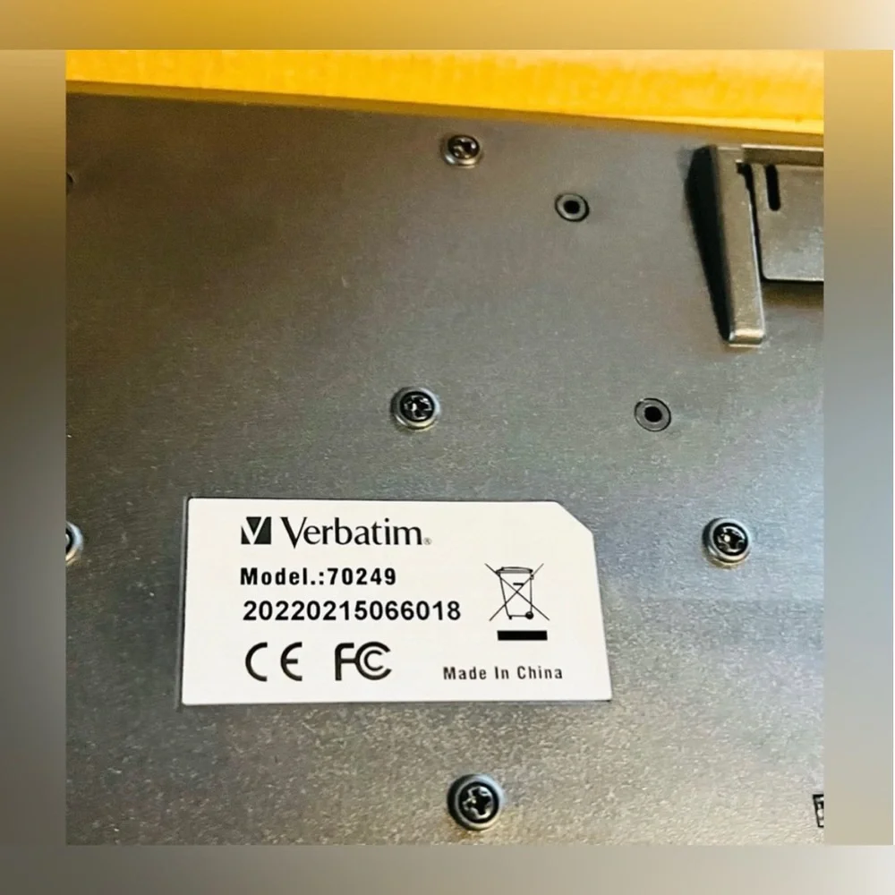 VERBATIM never used