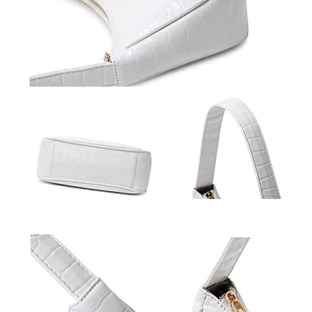Crocodile Pattern Shoulder Bag