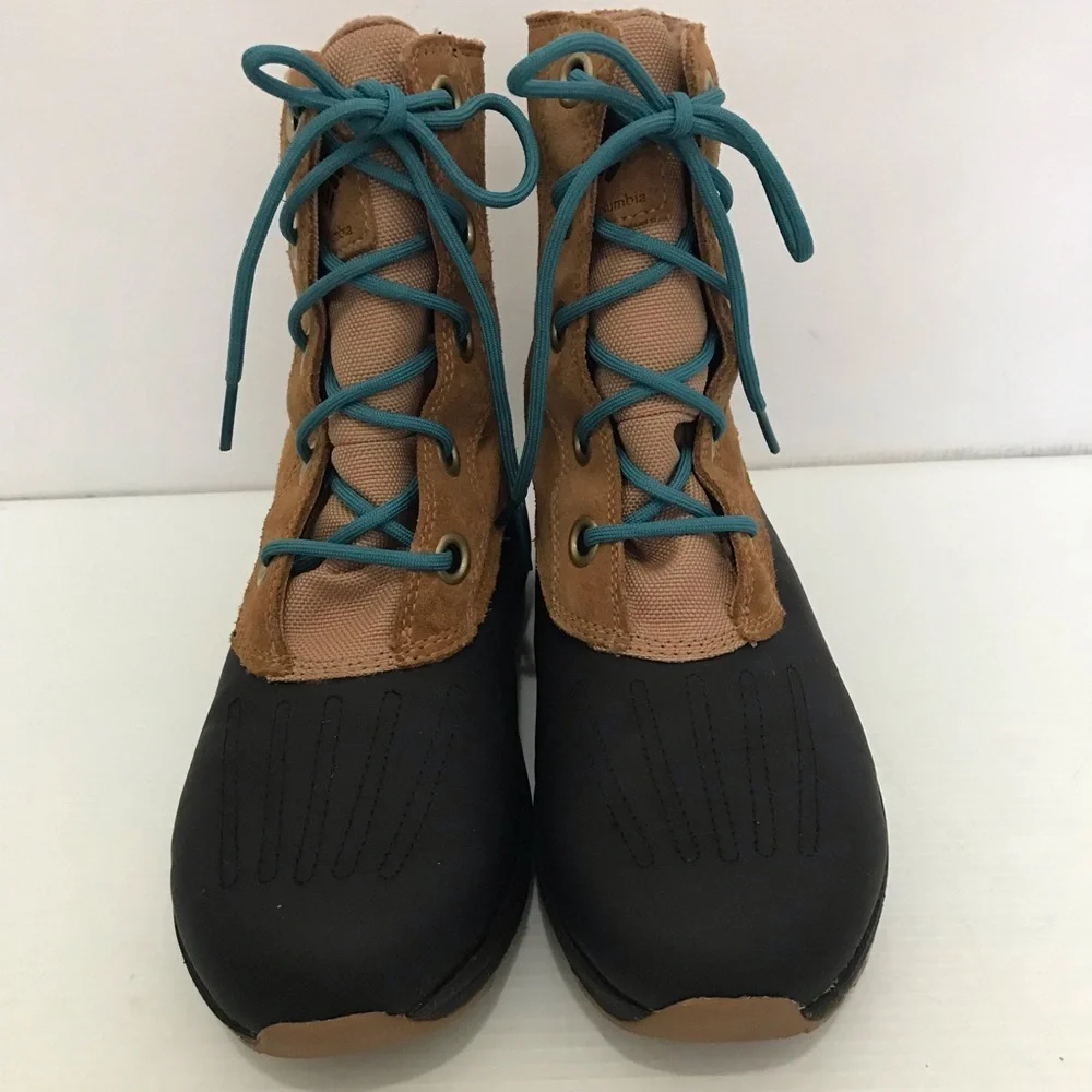Columbia Moritza Shield Insulated Waterproof Duck Boots for Ladies Size 7