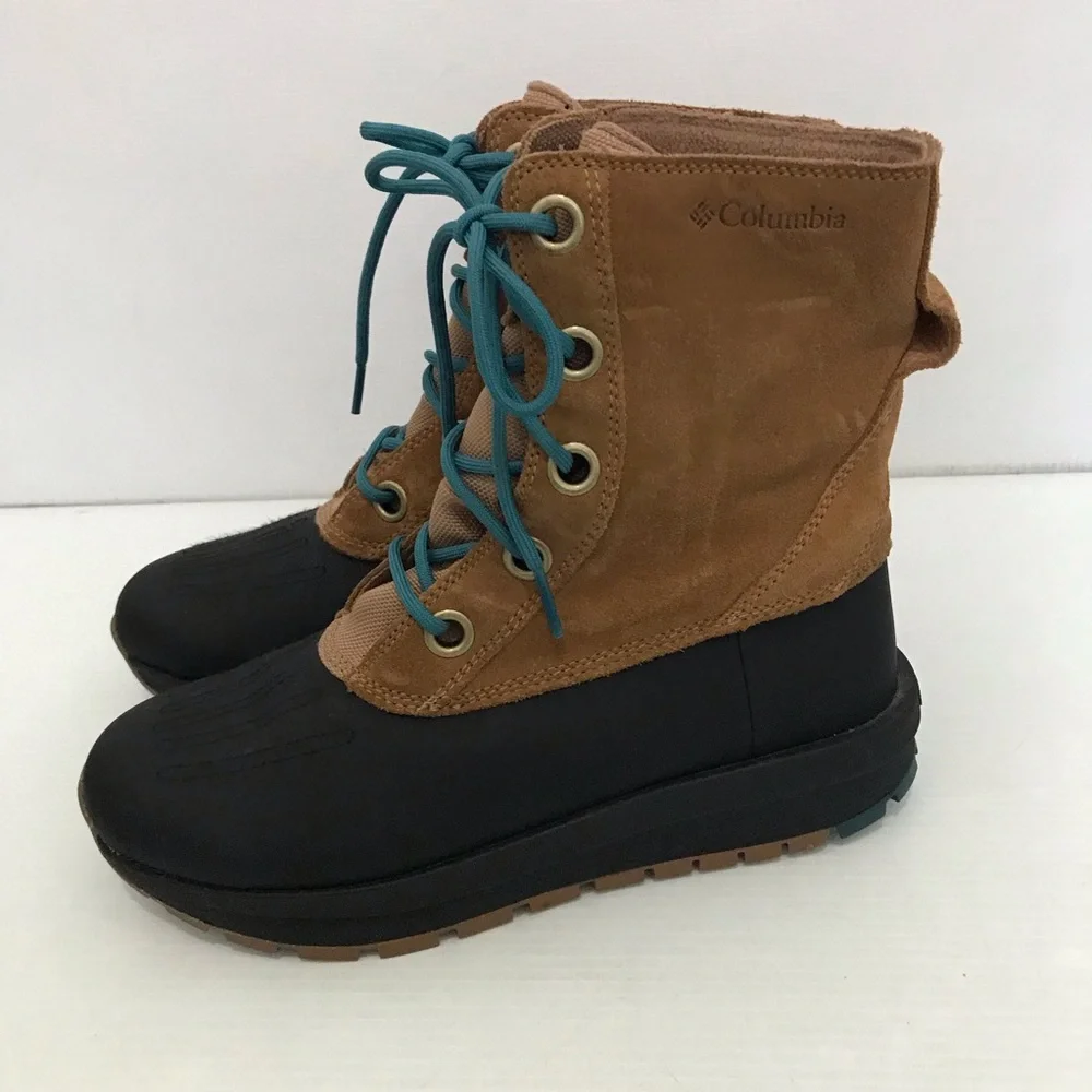 Columbia Moritza Shield Insulated Waterproof Duck Boots for Ladies Size 7