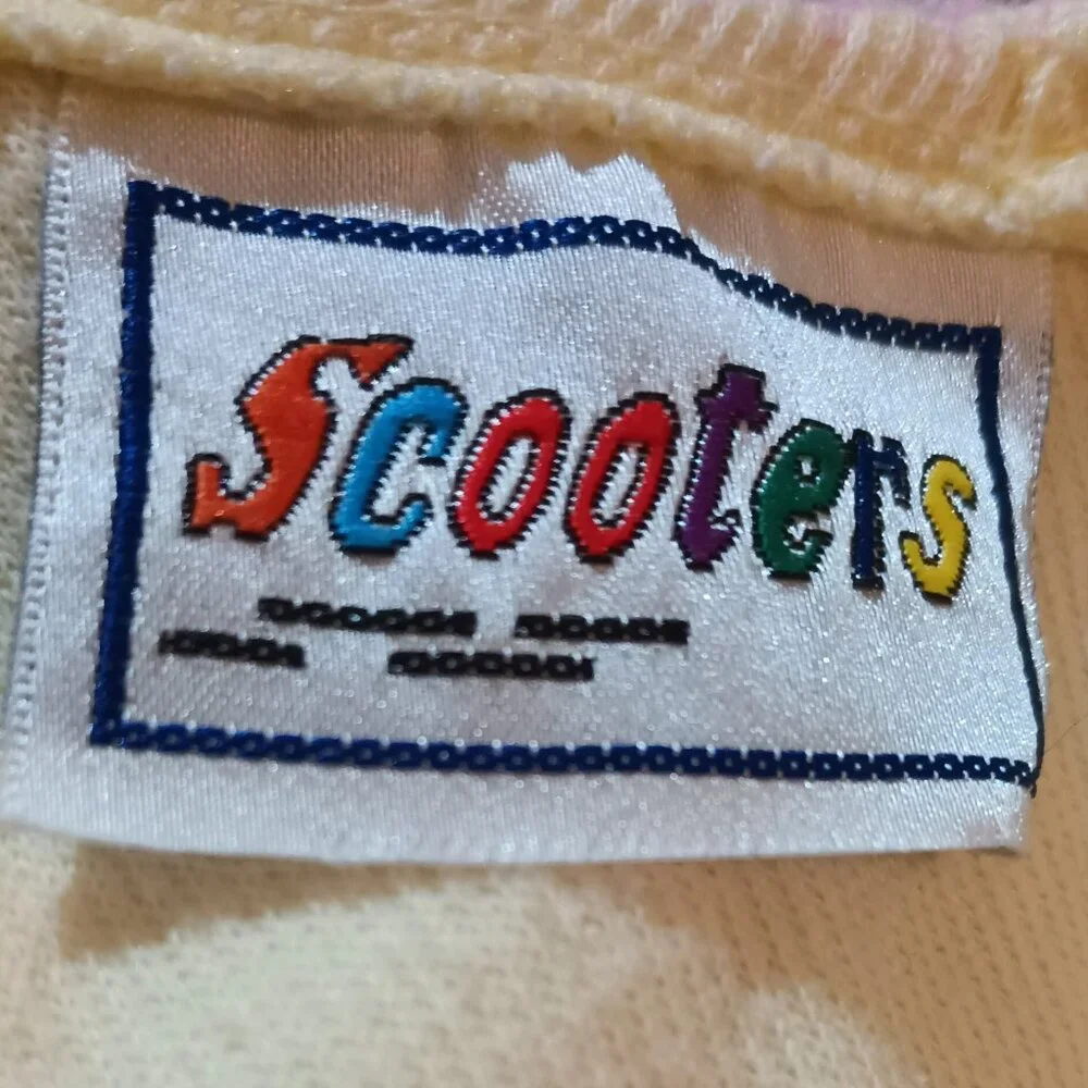 Scooters yellow embroidered