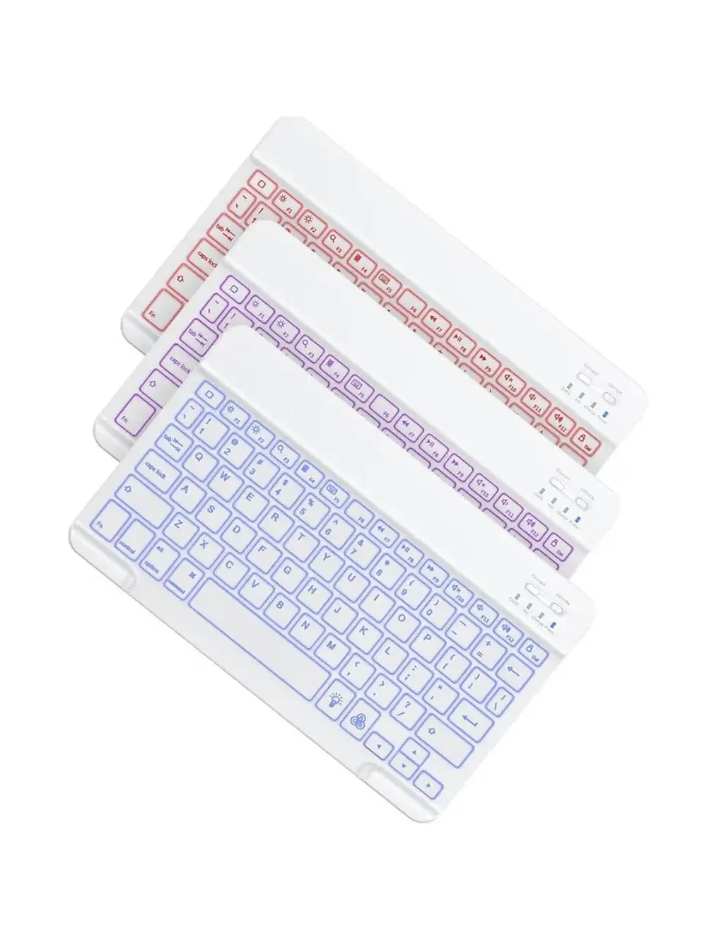Wireless Bluetooth Keyboard with Color Backlight